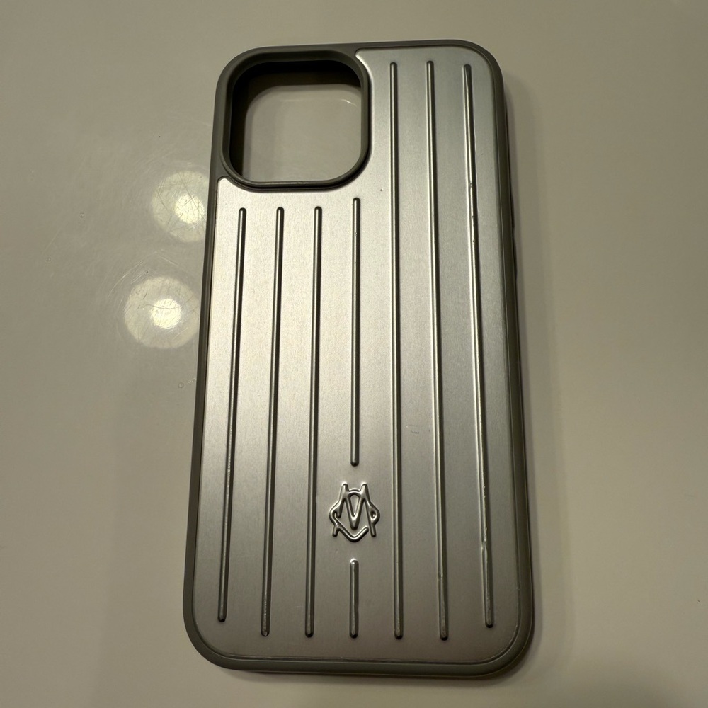 RIMOWA Silver Case for iPhone 13 Pro Max